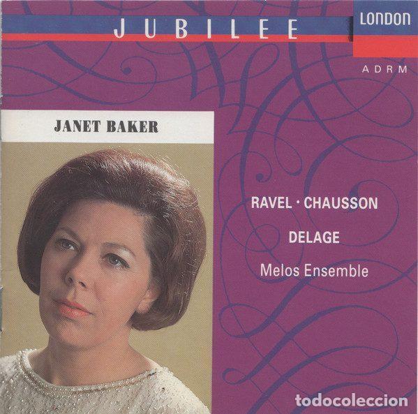 CD de M&uacute;sica: Ravel, Chausson, Delage, Janet Baker, The Melos Ensemble Of London &ndash; Ravel Chausson Delage (CD,...