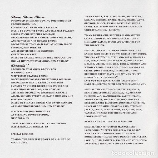 CDs de m&uacute;sica: Christopher Williams &ndash; Changes (CD, MCA Records UPTD-10751) - Foto 10