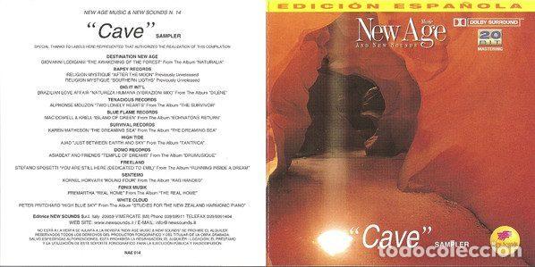 CDs de m&uacute;sica: Various &ndash; &rdquo;Cave&rdquo; (CD, New Sounds Multimedia NAE 014) - Foto 2