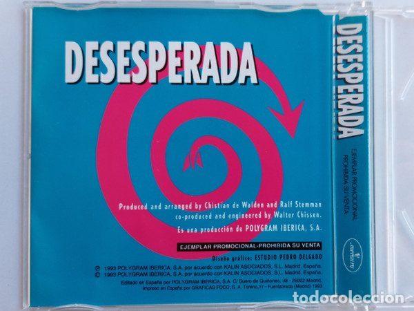 CDs de m&uacute;sica: Marta S&aacute;nchez &ndash; Desesperada (CD, Mercury 862 887-2) - Foto 2