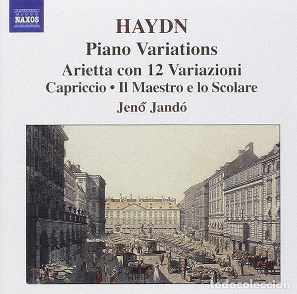 Music CDs: Haydn, Jen&ouml; Jand&oacute; &ndash; Piano Variations (CD, Naxos 8.553972)