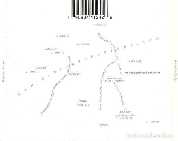 CDs de m&uacute;sica: Plumbline &ndash; Circles (CD, Hydrogen Dukebox DUKE 124CD) - Foto 2