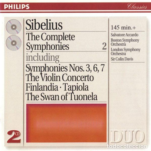 CD de M&uacute;sica: Sibelius - Boston Symphony Orchestra, London Symphony Orchestra, Sir Colin Davis &ndash; The Complete...
