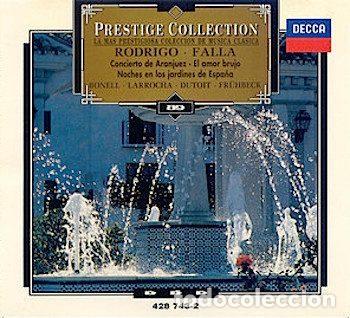 Musik-CDs: Rodrigo, Falla : Bonell, Larrocha, Dutoit, Fr&uuml;hbeck &ndash; Concierto De Aranjuez / El Amor Brujo /...