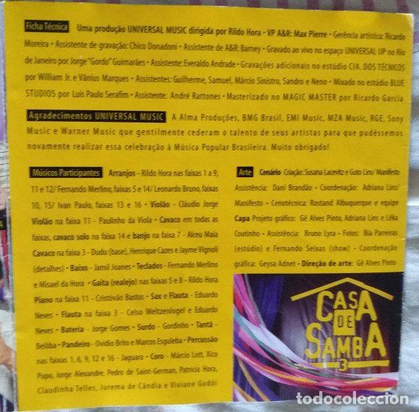 CDs de m&uacute;sica: Various &ndash; Casa De Samba 3 (CD, Mercury 546 190-2) - Foto 7