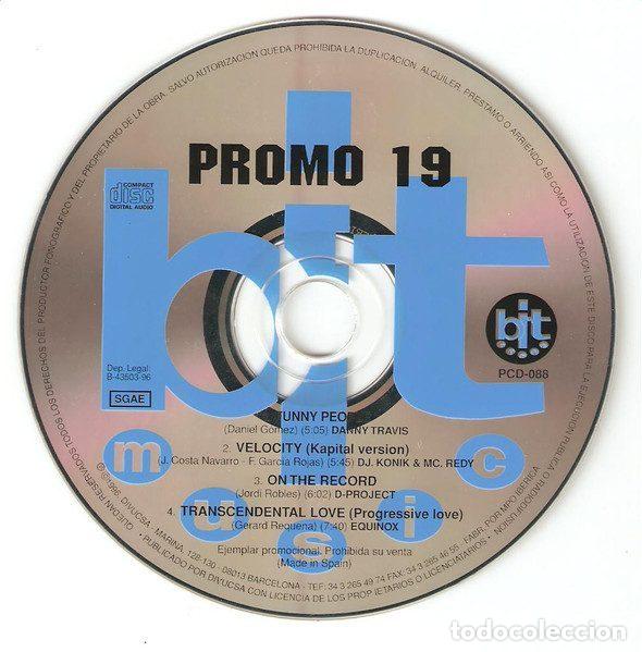 CDs de m&uacute;sica: Various &ndash; Promo Bit 19 (CD, Bit Music PCD-088) - Foto 2