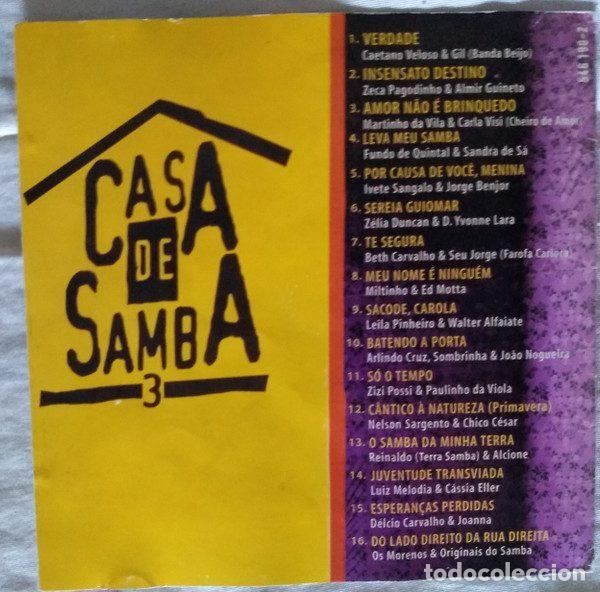 CDs de m&uacute;sica: Various &ndash; Casa De Samba 3 (CD, Mercury 546 190-2) - Foto 6