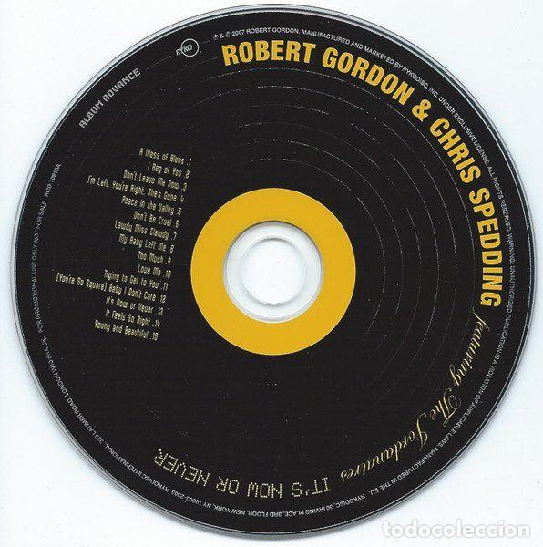 CD di Musica: Robert Gordon & Chris Spedding Featuring The Jordanaires &ndash; It's Now Or Never (CD, Rykodisc RCD...