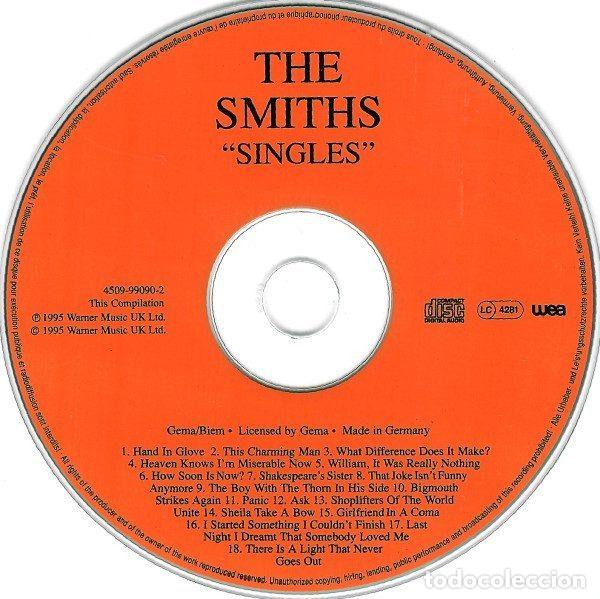 CDs de m&uacute;sica: The Smiths &ndash; Singles (CD, WEA 4509-99090-2) - Foto 3