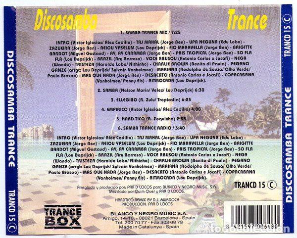 CDs de m&uacute;sica: Various &ndash; Discosamba Trance (CD, Trance Box TRANCD 15) - Foto 5