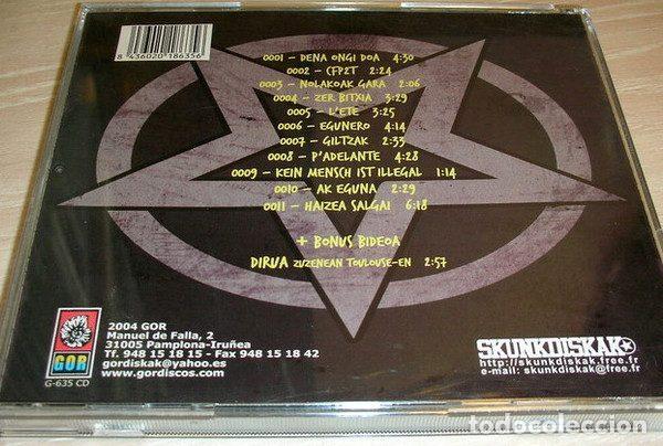 CDs de m&uacute;sica: Skunk &ndash; Giltzak (CD, GOR G-635 CD) - Foto 2