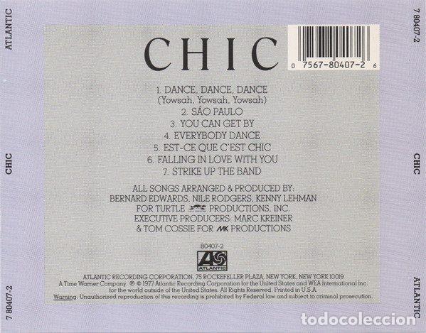 CDs de m&uacute;sica: Chic &ndash; Chic (CD, Atlantic 7 80407-2) - Foto 2