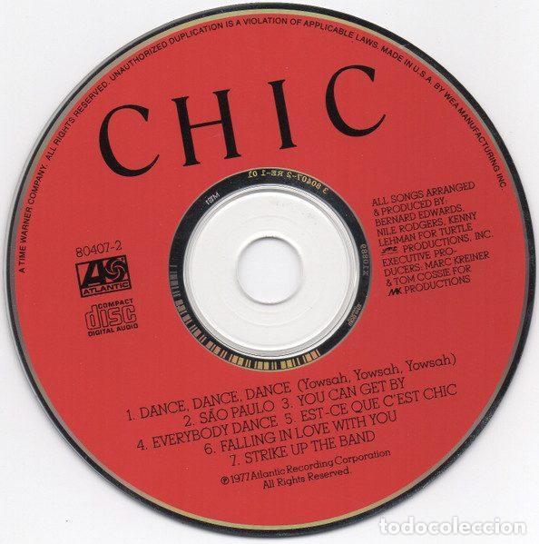 CDs de m&uacute;sica: Chic &ndash; Chic (CD, Atlantic 7 80407-2) - Foto 3