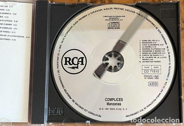 CDs de m&uacute;sica: C&oacute;mplices &ndash; Manzanas (CD, RCA CD 71510 ) - Foto 3