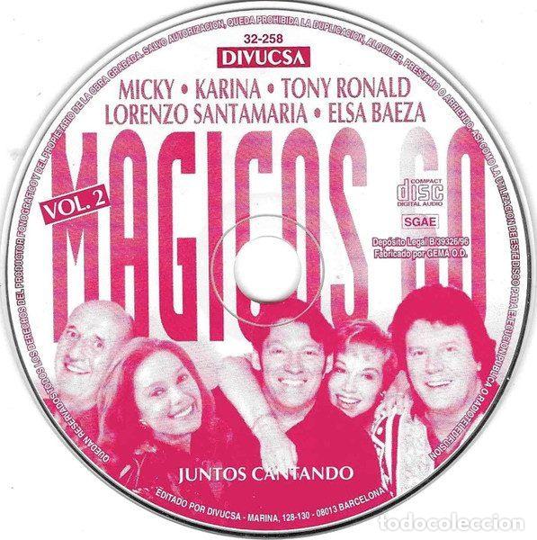CDs de m&uacute;sica: M&aacute;gicos 60 &ndash; Juntos Cantando (CD, Divucsa 32-258) - Foto 5