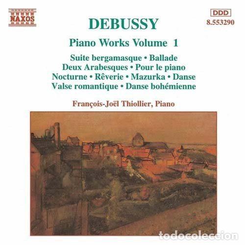CDs de m&uacute;sica: Debussy - Fran&ccedil;ois-Jo&euml;l Thiollier &ndash; Piano Works Volume 1 (CD, Naxos 8.553290)