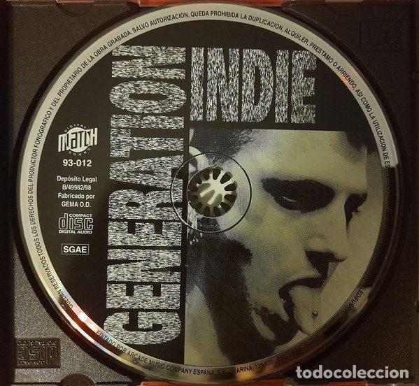 CDs de m&uacute;sica: Various &ndash; Generation Indie (CD, Match Digital Sound 93-012) - Foto 3