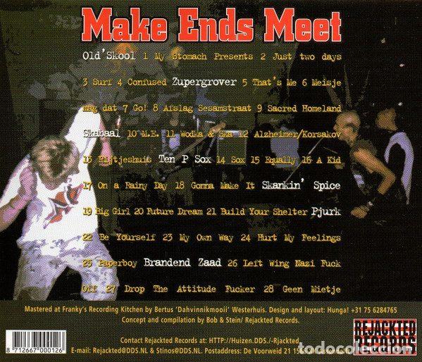 CDs de m&uacute;sica: Various &ndash; Make Ends Meet (CD, Rejackted Records RR0001) - Foto 2