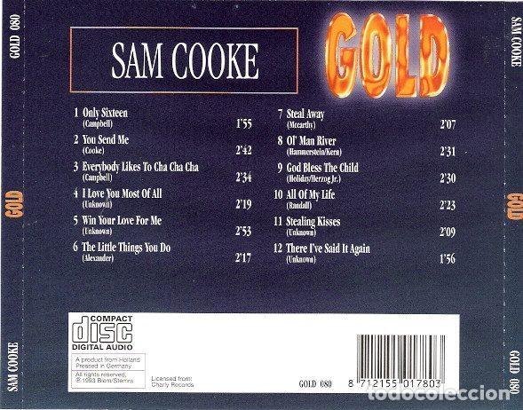 CDs de m&uacute;sica: Sam Cooke &ndash; Gold (CD, Gold GOLD 080) - Foto 2