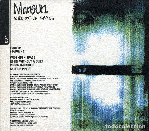 CDs de Musique: Mansun &ndash; Wide Open Space (CD, Parlophone CDR 6453)