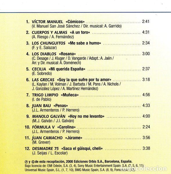 CDs de m&uacute;sica: Various &ndash; Pop Espa&ntilde;ol 75 (Vol.2) (CD, Orbis POP-43) - Foto 2