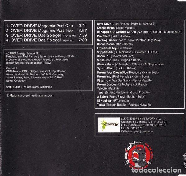 CDs de m&uacute;sica: Various &ndash; Over Drive (CD, Energy Network none) - Foto 2