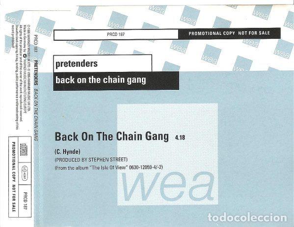 CDs de Musique: Pretenders &ndash; Back On The Chain Gang (CD, WEA PRCD 187)