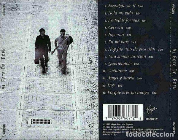 CDs de m&uacute;sica: Al Este Del Ed&eacute;n &ndash; Al Este Del Eden (CD, Virgin 8466712) - Foto 2