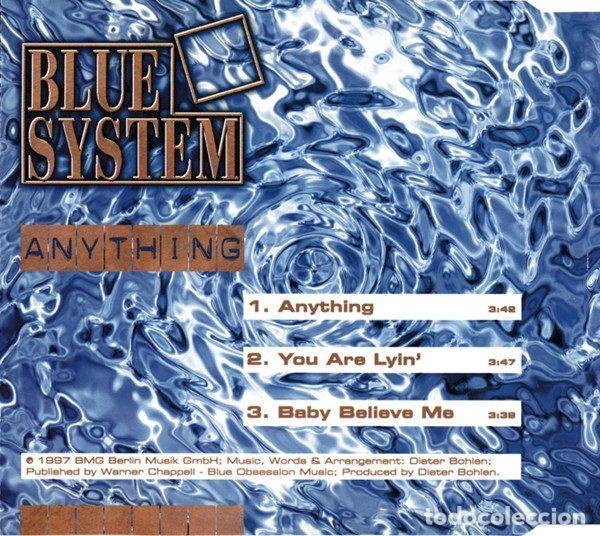 CDs de m&uacute;sica: Blue System &ndash; Anything (CD, Hansa 74321 53697-2) - Foto 3