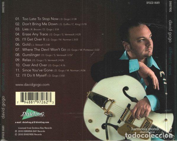 CDs de m&uacute;sica: David Gogo &ndash; Different Views (CD, DixieFrog DFGCD-8689) - Foto 2
