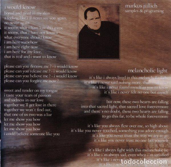 CDs de m&uacute;sica: Century &ndash; Melancholia (CD, E-Wave Records 002) - Foto 6