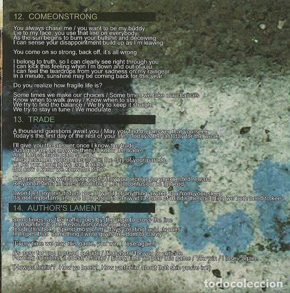 CDs de m&uacute;sica: Bob Mould &ndash; Modulate. (CD, Cooking Vinyl COOKCD 237) - Foto 10