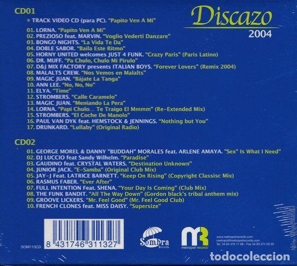 CDs de m&uacute;sica: Various &ndash; Discazo 2004 (CD, Sombra Records SOM113CD) - Foto 2