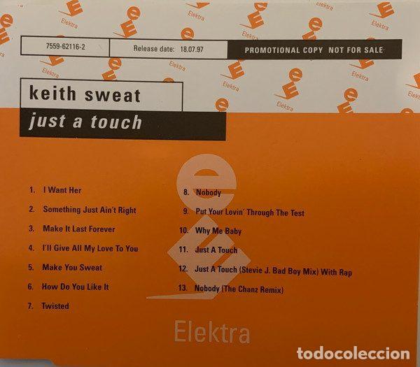 CDs de Musique: Keith Sweat &ndash; Just A Touch (CD, Elektra 7559-62116-2)
