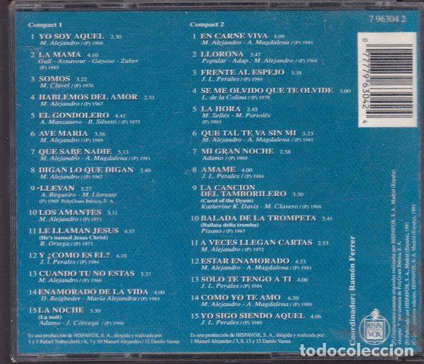 CDs de m&uacute;sica: Raphael &ndash; 30 Aniversario (1961-1991) (CD, Hispavox 7 96304 2) - Foto 2