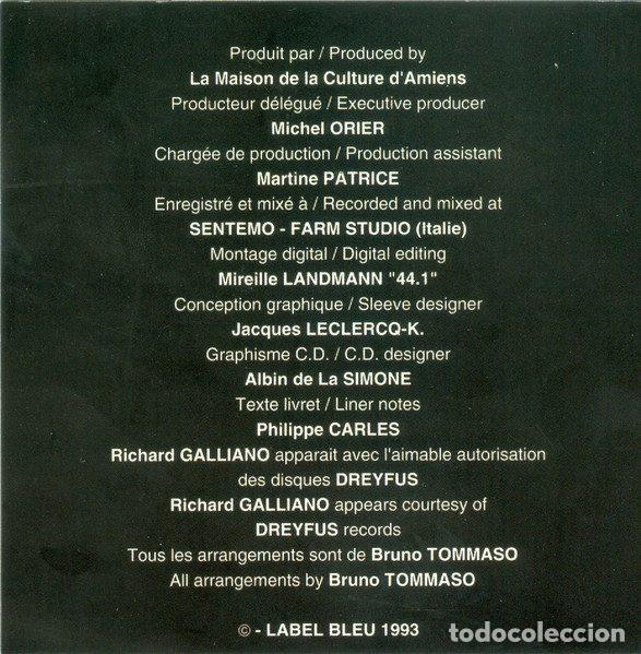 CDs de m&uacute;sica: Rava &ndash; Rava LOpera Va (CD, Label Bleu LAB0278) - Foto 4