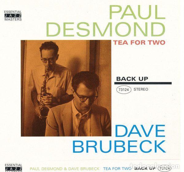 CDs de Musique: Paul Desmond & Dave Brubeck &ndash; Tea For Two (CD, Back Up 73124)