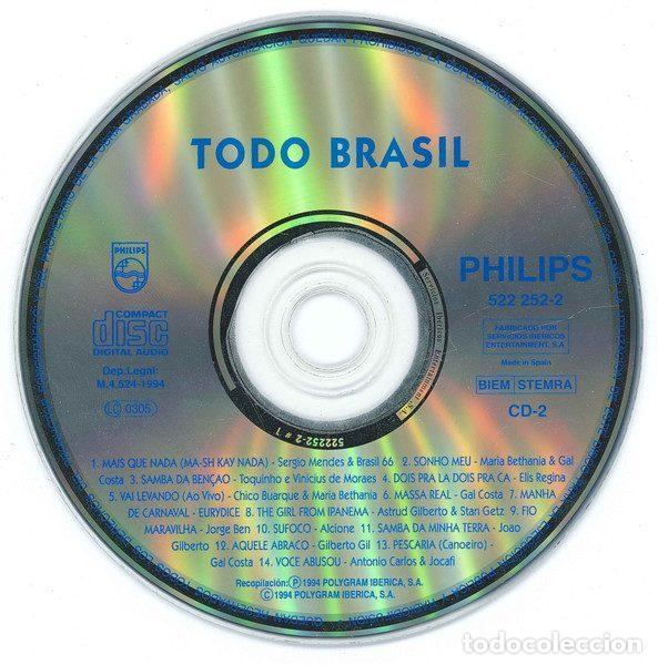 CDs de m&uacute;sica: Various &ndash; Todo Brasil (CD, Philips 522 250-2 ) - Foto 5