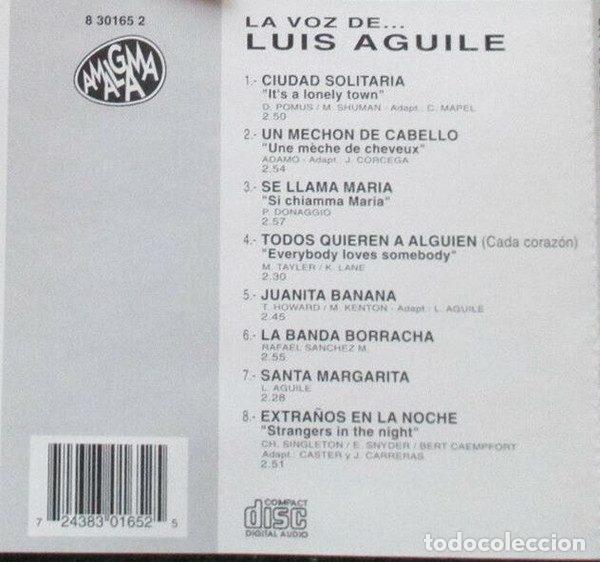 CDs de m&uacute;sica: Luis Aguile &ndash; La Voz De... (CD, Amalgama 8 30165 2) - Foto 2