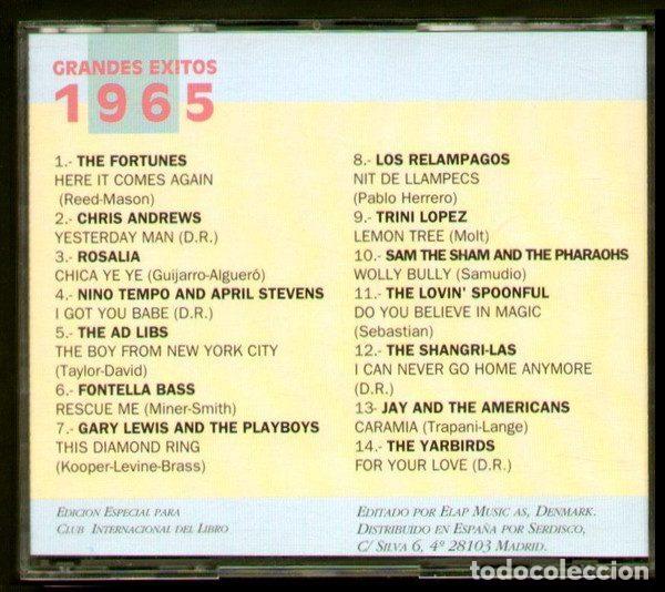 CDs de m&uacute;sica: Various &ndash; Grandes Exitos 1965 (CD, Los 60 De Los 60 50901965) - Foto 2