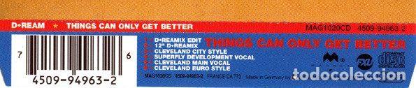 CDs de m&uacute;sica: D:Ream &ndash; Things Can Only Get Better (CD, Magnet MAG 1020CD) - Foto 2