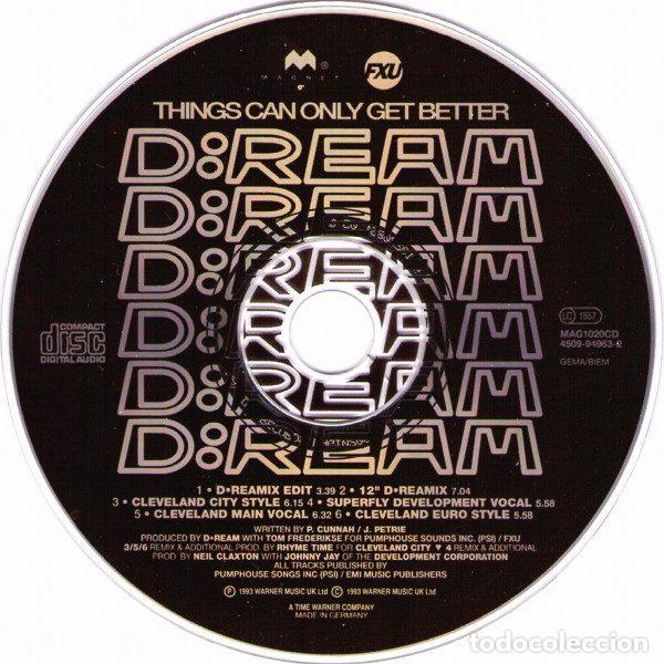 CDs de m&uacute;sica: D:Ream &ndash; Things Can Only Get Better (CD, Magnet MAG 1020CD) - Foto 4