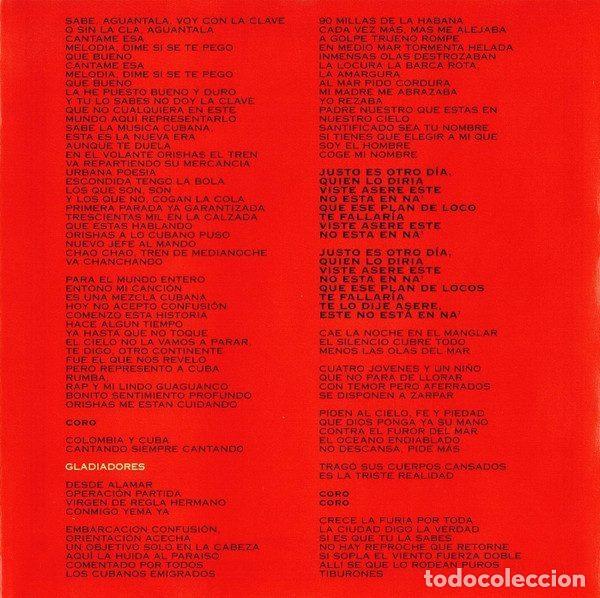 CDs de m&uacute;sica: Orishas &ndash; Emigrante (CD, EMI 538802 2) - Foto 8