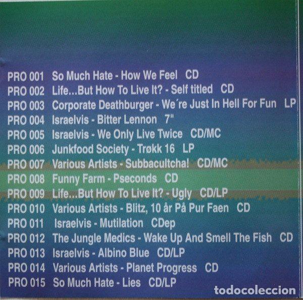 CDs de m&uacute;sica: Various &ndash; Planet Progress (CD, Progress Records PRO 014) - Foto 4