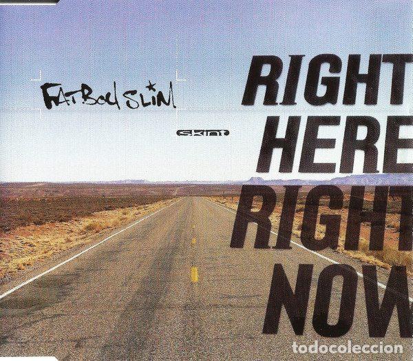 Music CDs: Fatboy Slim &ndash; Right Here, Right Now (CD, Skint skint 46cd)