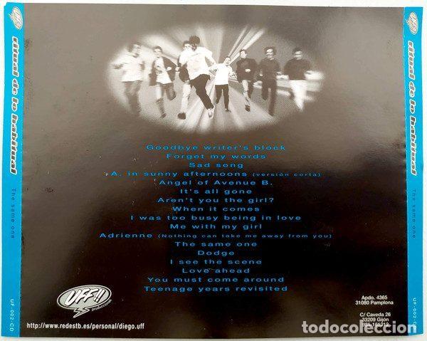 CDs de m&uacute;sica: Ritual De Lo Habitual &ndash; The Same One (CD, Uff!! UF-002-CD) - Foto 2