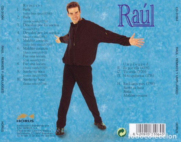 CDs de m&uacute;sica: Ra&uacute;l &ndash; Remixes Y Unplugged (CD, Horus CD-31064) - Foto 2