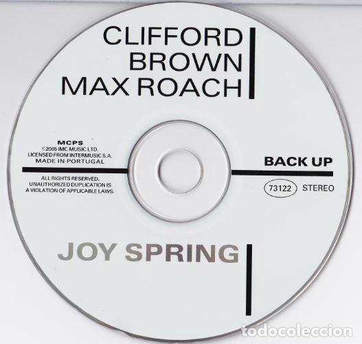 CDs de m&uacute;sica: Clifford Brown & Max Roach &ndash; Joy Spring (CD, Back Up 73122) - Foto 3