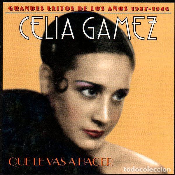 CD di Musica: Celia G&aacute;mez &ndash; Qu&eacute; Le Vas A Hacer: Grandes &eacute;xitos De Los A&ntilde;os 1927-1946 (CD, Blue Moon BMCD 7603)