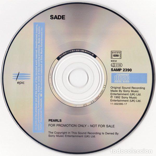 CDs de m&uacute;sica: Sade &ndash; Pearls (CD, Epic SAMP 2390) - Foto 3